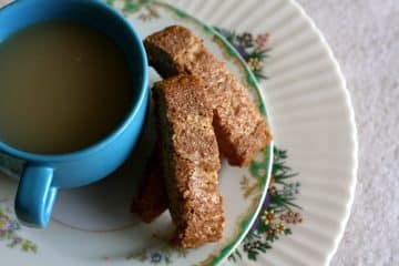 Cinnamon Vanilla Biscotti - Healthsoothe