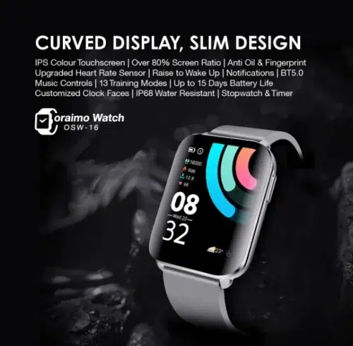 Top 5 Oraimo Wellness Gadgets That Can Change Your Life : Oraimo Smart Watch - Healthsoothe.com
